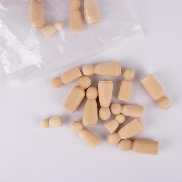 Figura Madeira Ø18x53mm - 48un.