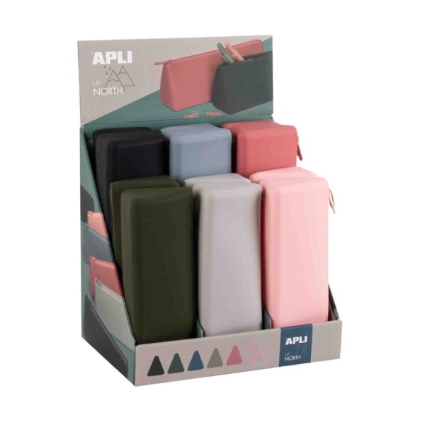 Estojos Silicone Triangulares Up North Exp.12un.