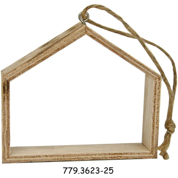 Moldura Madeira Pendurar 80x95x20mm