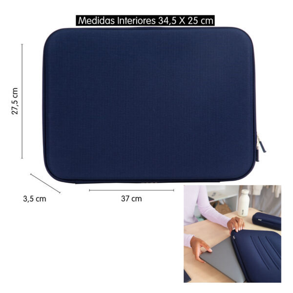 Pasta Semirrígida Azul p/Portátil