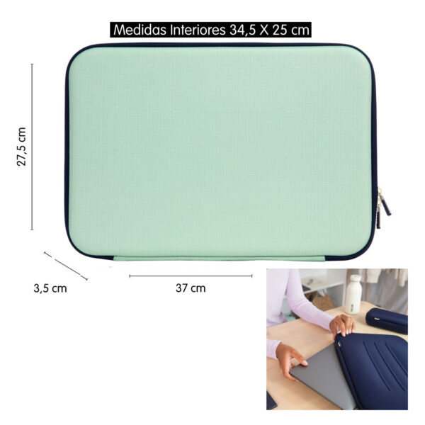 Pasta Semirrígida Verdel p/Portátil