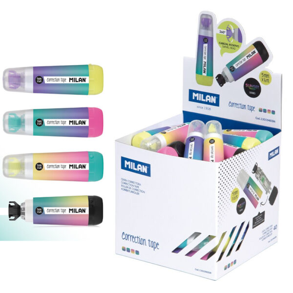 Corretor Fita Sunset Milan Exp. 40un.