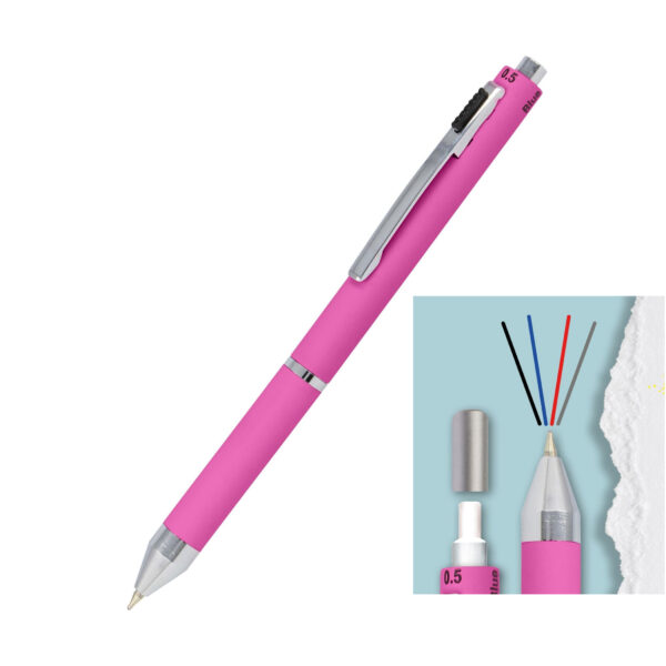 Multipen Fashion 4in1 Pink - 3un.