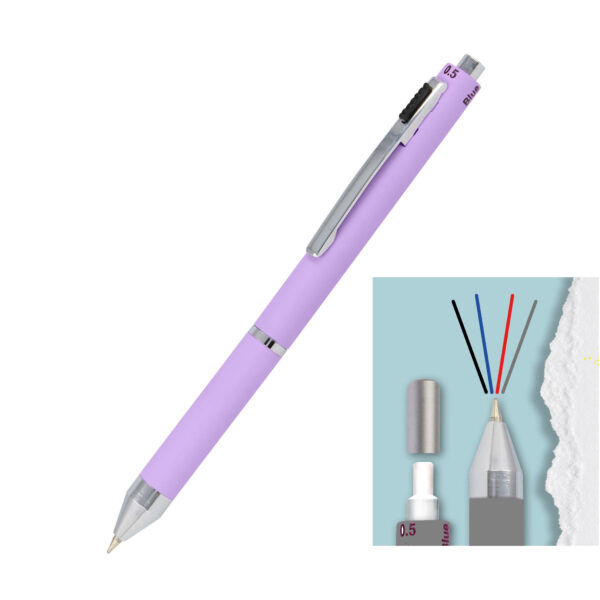 Multipen Fashion 4in1 Lilac - 3un.