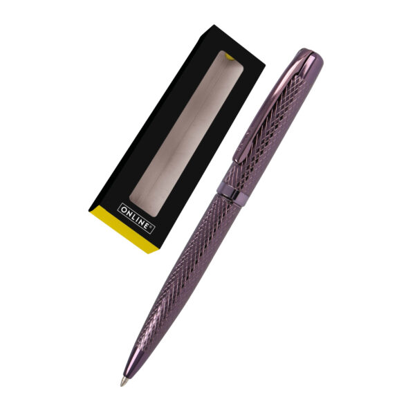 Esferográfica Twist Eleganza Diamond Wine