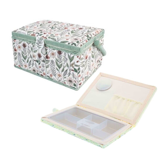 Caixa Costura c/Divisórias 24x17x13cm