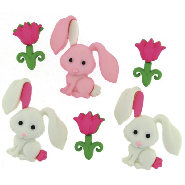 Botões Bunny Love