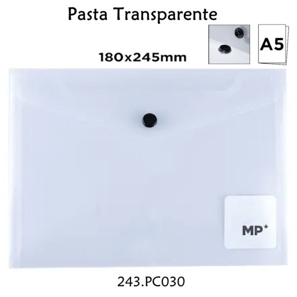 Pasta A5 Transparente 24un.