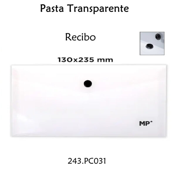 Pasta A Recibo Transparente 24un.