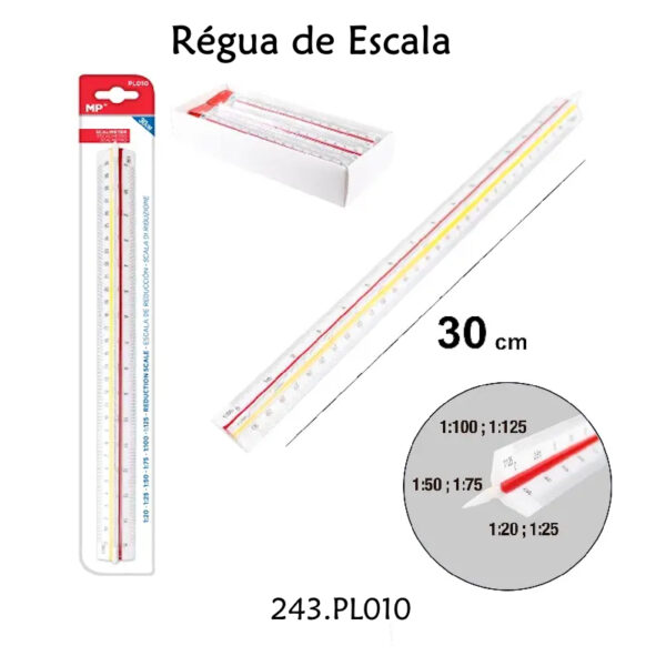 Régua Escala 30cm