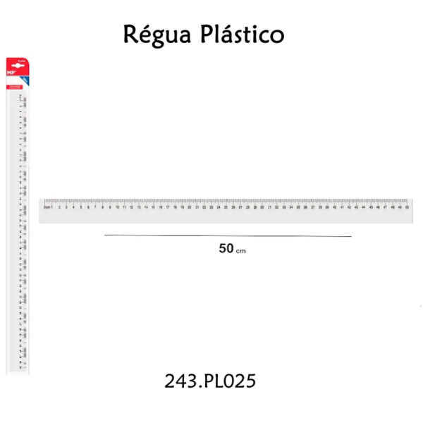 Régua Plástico 50cm