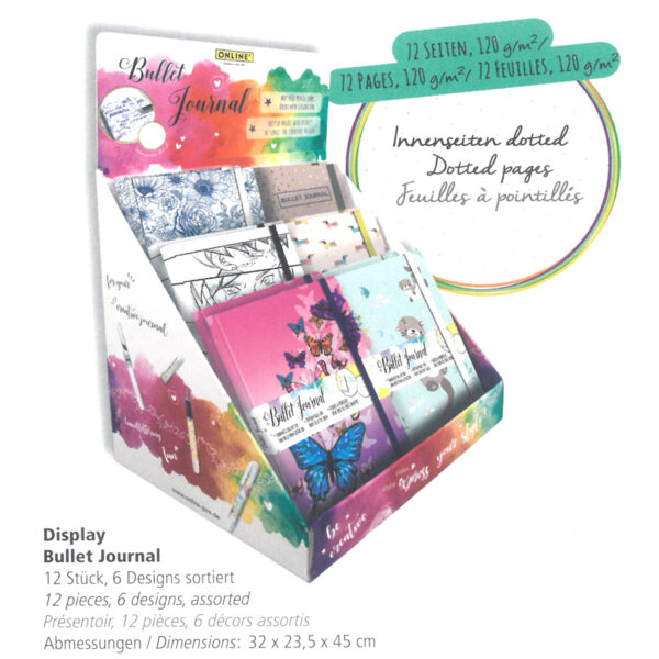 Bloco A5 "Bullet Journal" Exp.12un.