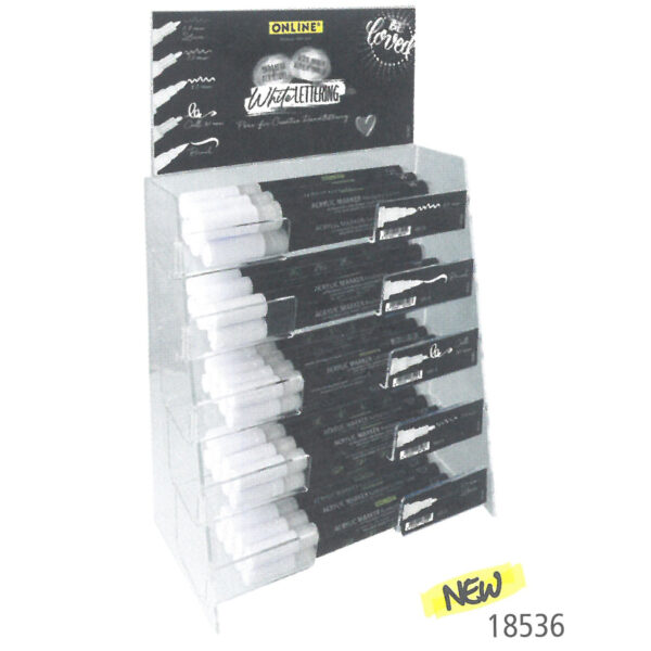 Acrylic Marker White Exp.37un.