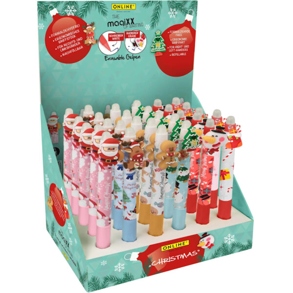 Esferográfica Gel Fun Christmas Exp.30un.