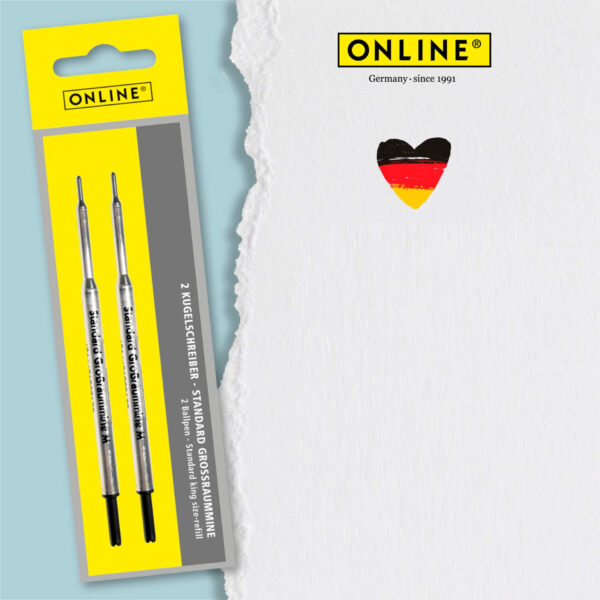 Recarga Esferográfica King Size M Preto 2un.