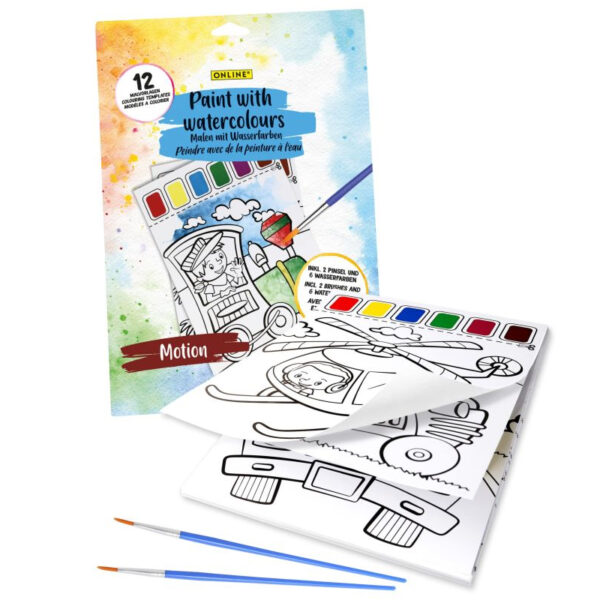 Paint Watercolours Motion Kit