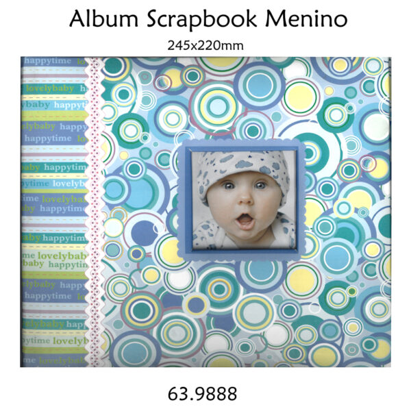 Album Scrapbook Menino 245x220mm