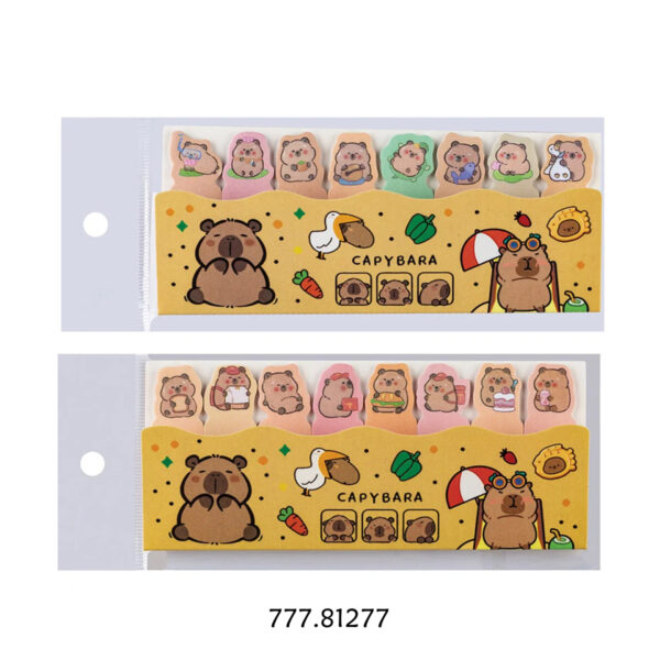 Notas Index Capybara 50x14mm