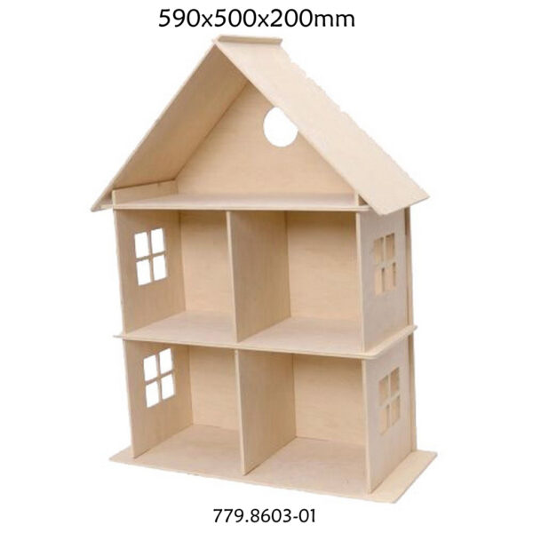 Casa Madeira 3D  590x500x200mm