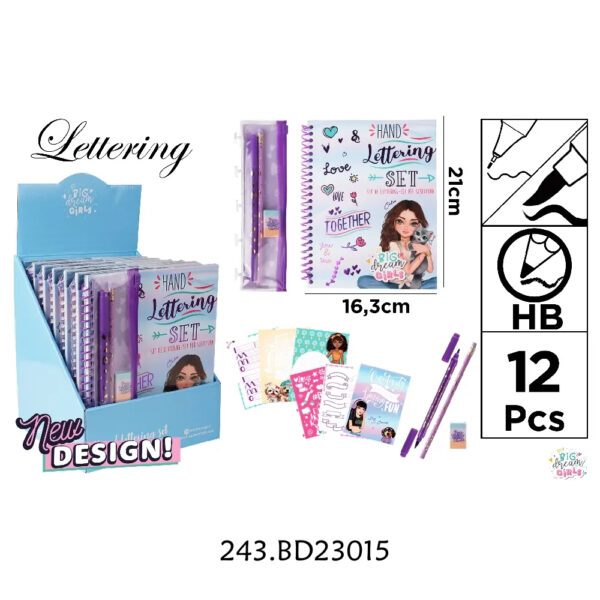 Caderno Lettering Set - Big Dream Girls