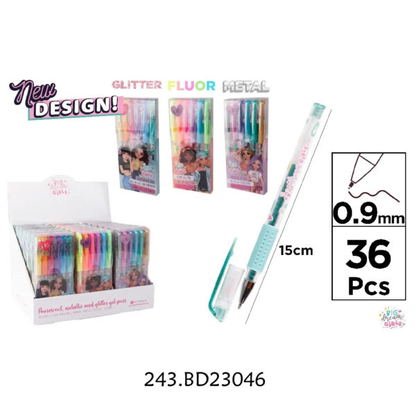 Esferográficas Purpurina - Big Dream Girls