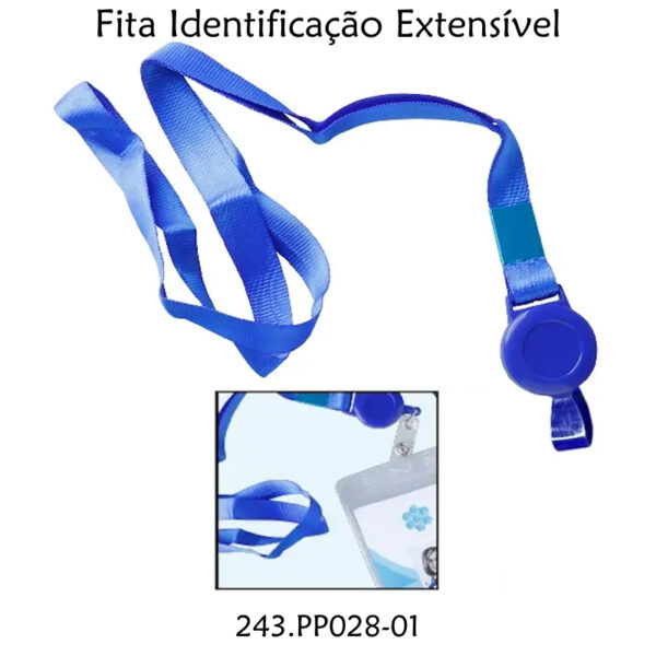Fita Cartão Identificação Extensível 25un.