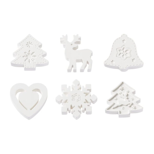 Molde de Silicone Figuras Natal 55mm
