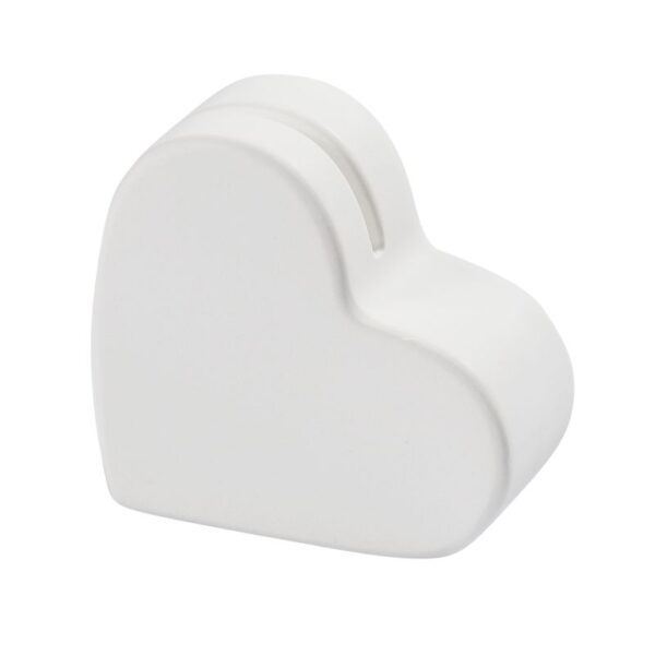 Molde de Silicone Coração Porta Cartão  48x54x20mm