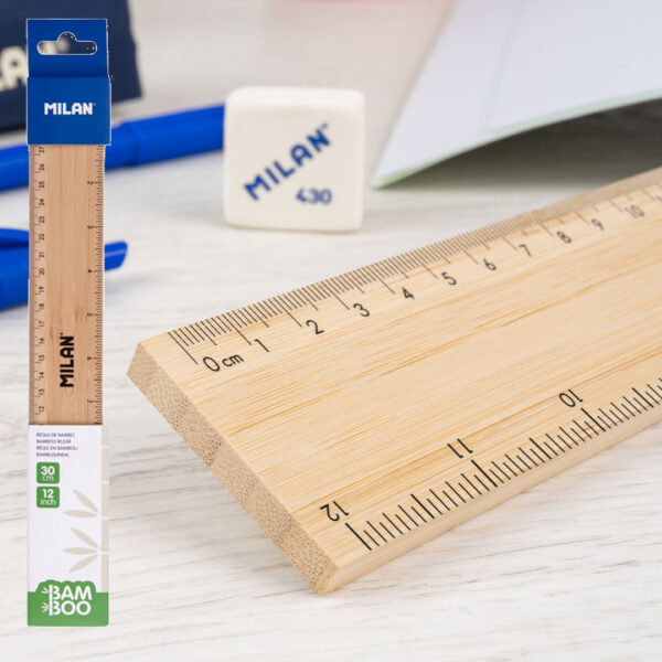 Régua Bambu 30cm Milan