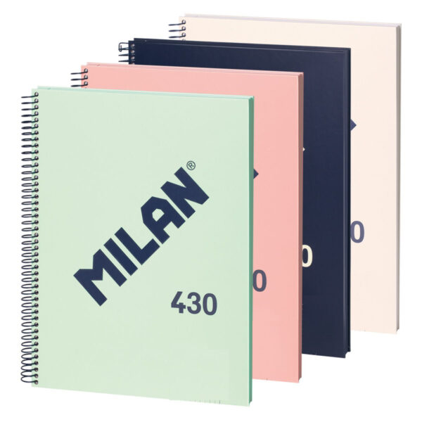 Caderno A4 Espiral 430 Pautado - 80Fls.