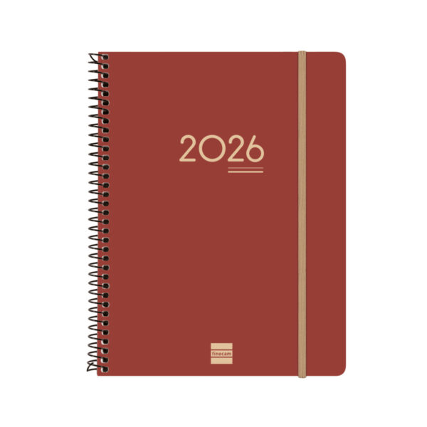 Agenda 16 Meses Ikon E10 SVV 25-26 Burdeos