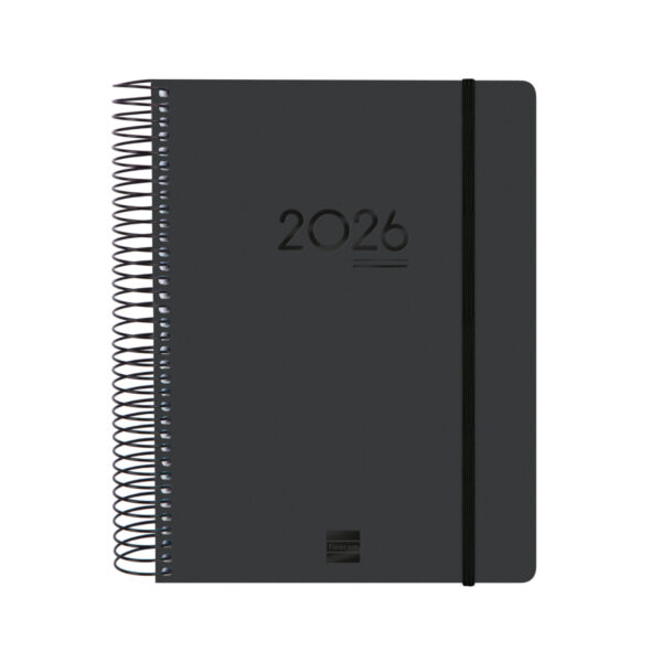 Agenda 16 Meses Ikon E10 1DP 25-26 Negro