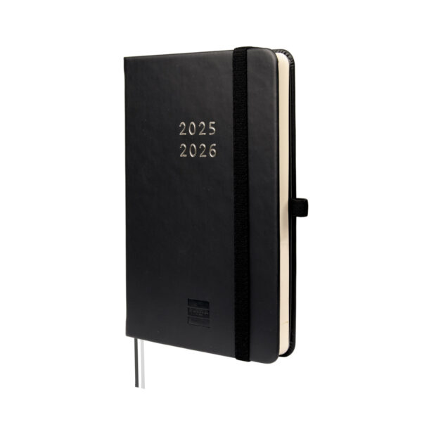 Agenda 18 Meses Minimal M3 SVH 25-26 Negro