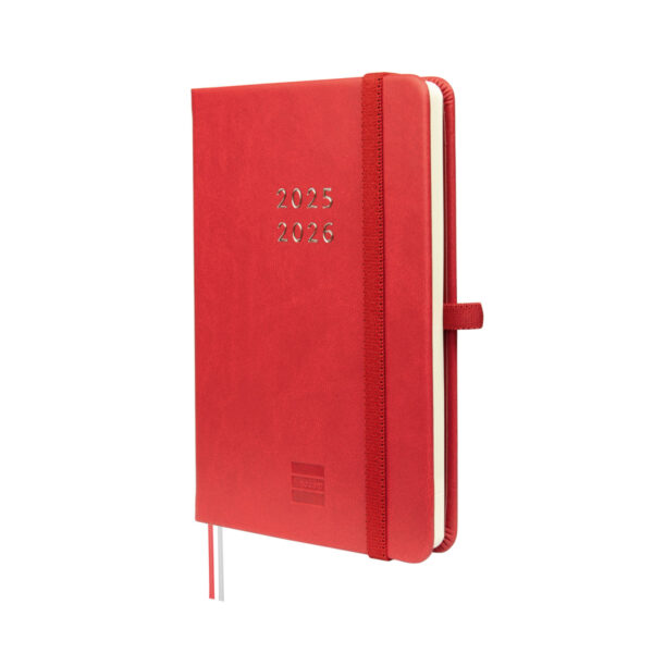 Agenda 18 Meses Minimal M3 SVH 25-26 Rojo