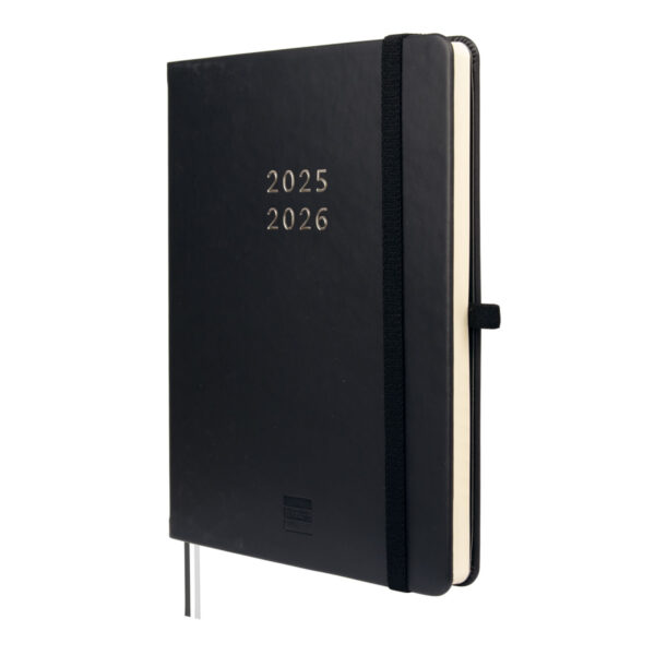 Agenda 18 Meses Minimal M5 SVH 25-26 Negro