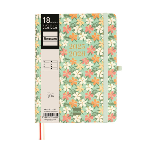 Agenda 18 Meses Minimal M5 SVH 25-26 Daisy