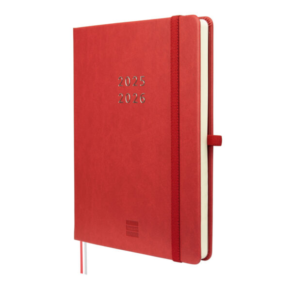 Agenda 18 Meses Minimal M5 SVH 25-26 Rojo