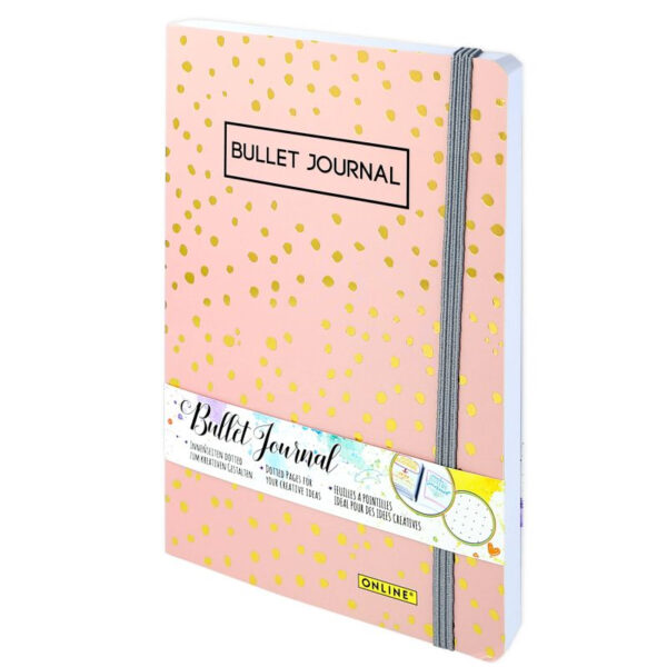 Bloco A5 "Bullet Journal Rose Gold"