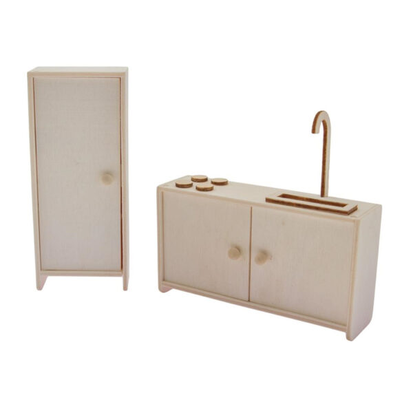 Mini Set Cozinha Madeira