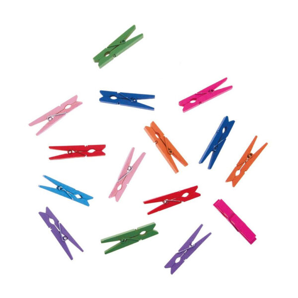 Molas Mini Coloridas Madeira 32un.