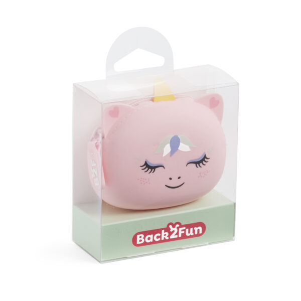Porta Moedas Silicone Unicórnio B2F