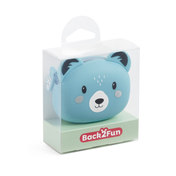 Porta Moedas Silicone Urso B2F