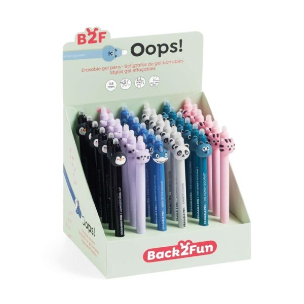 Esferográficas Apagáveis B2F Ø18x150mm - Exp.36un.