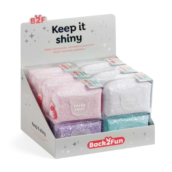 Porta Moedas Purpurina B2F Exp.12un.