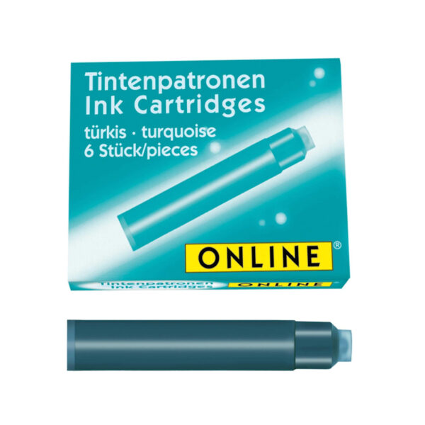 Recarga Cartridge Turquesa 6un.