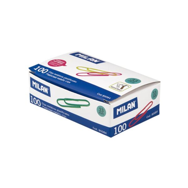 Clips Sortidos 33mm Milan Cx.100un