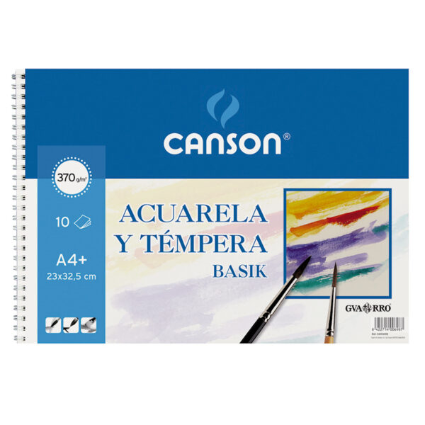 Bloco Argolas Aguarela A4 10fls. - 370g.