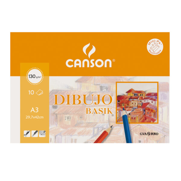 Papel Desenho A3 10fls. - 130g.