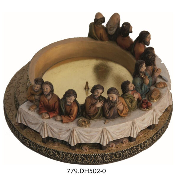 Castiçal Ultima Ceia ↕150mm