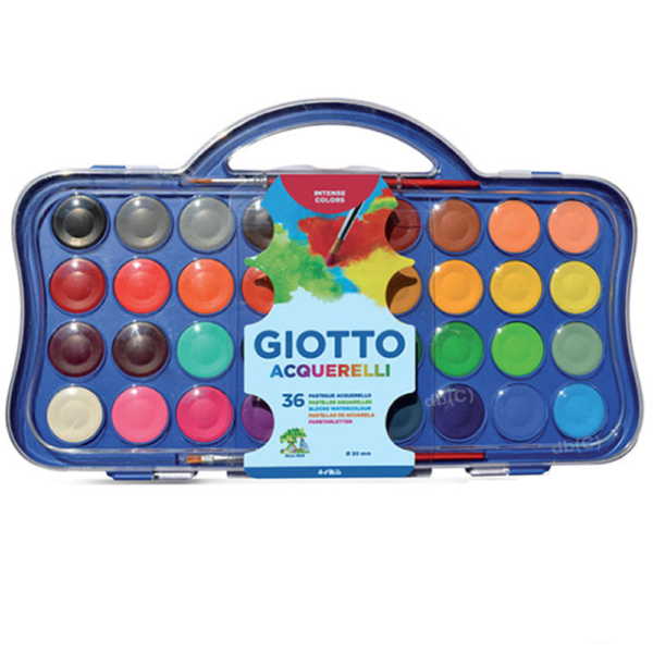 Aguarela Giotto 36 Cores Fluor+Pincel